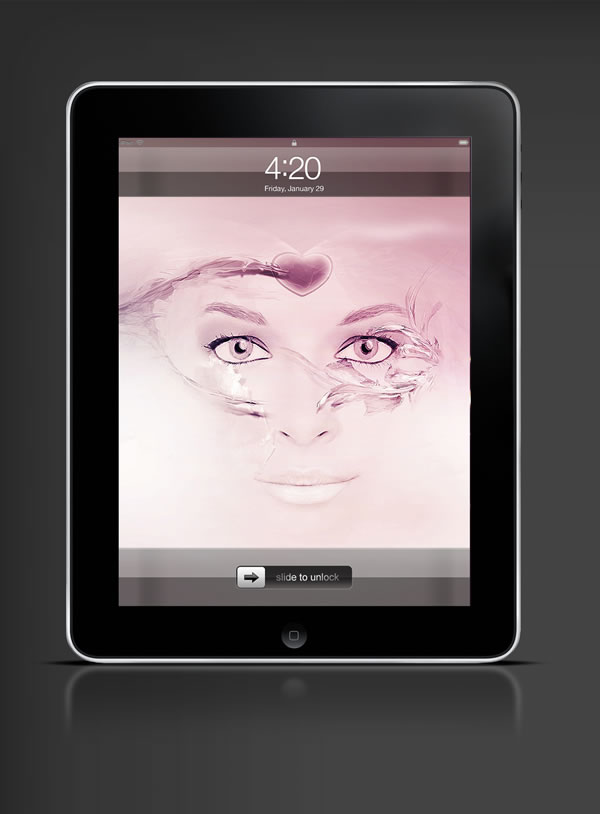 Abduzeedo's iPad wallpaper of the week by nagiViTy
