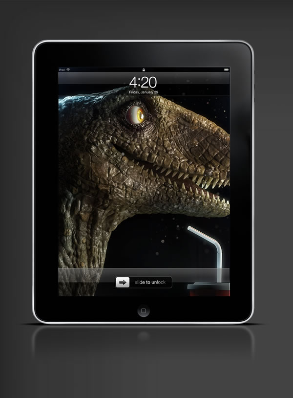 Abduzeedo's iPad wallpaper of the week by Rik Oostenbroek