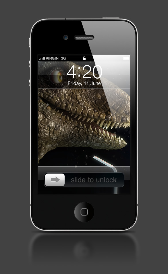 Abduzeedo's iPhone wallpaper of the week by Rik Oostenbroek