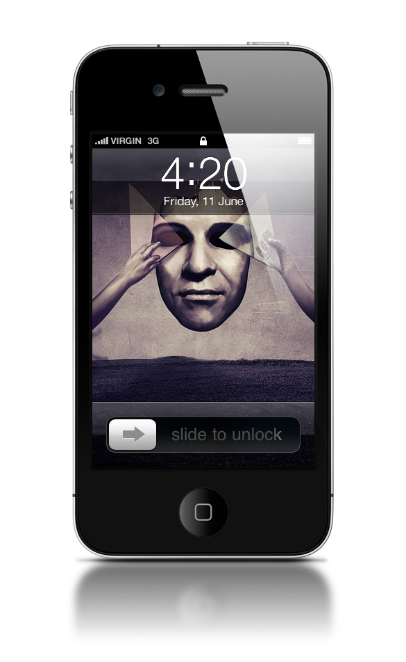 Abduzeedo's iPhone wallpaper of the week by Félix Ajenjo