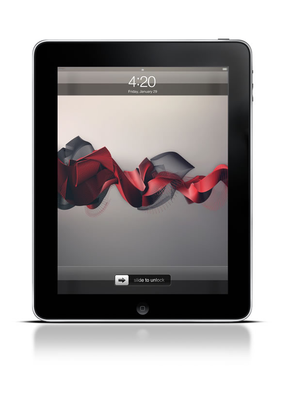 Abduzeedo's iPad wallpaper of the week by Zoltán Szilágyi