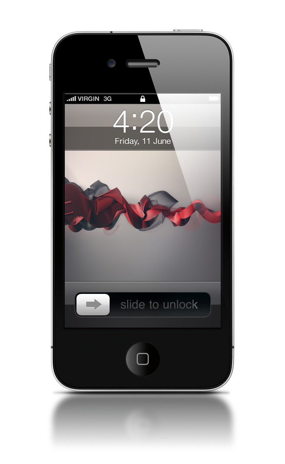Abduzeedo's iPhone wallpaper of the week by Zoltán Szilágyi
