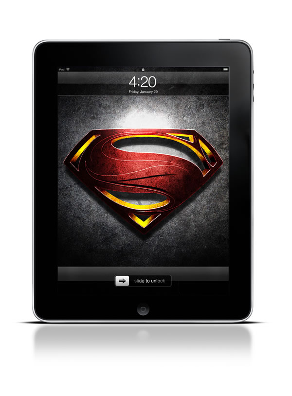 Abduzeedo's iPad wallpaper of the week - Man of Steel