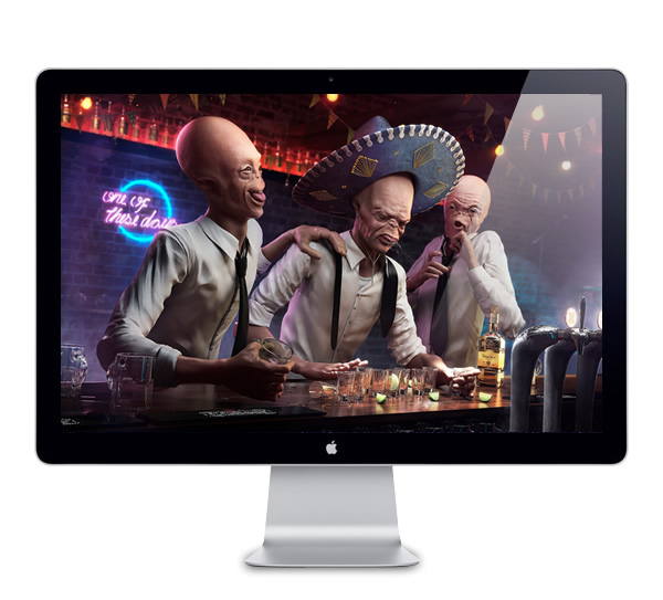 Abduzeedo's wallpaper of the week by Rafael Vallaperde