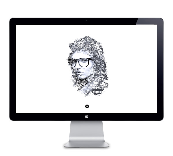 Abduzeedo's wallpaper of the week Double Exposure