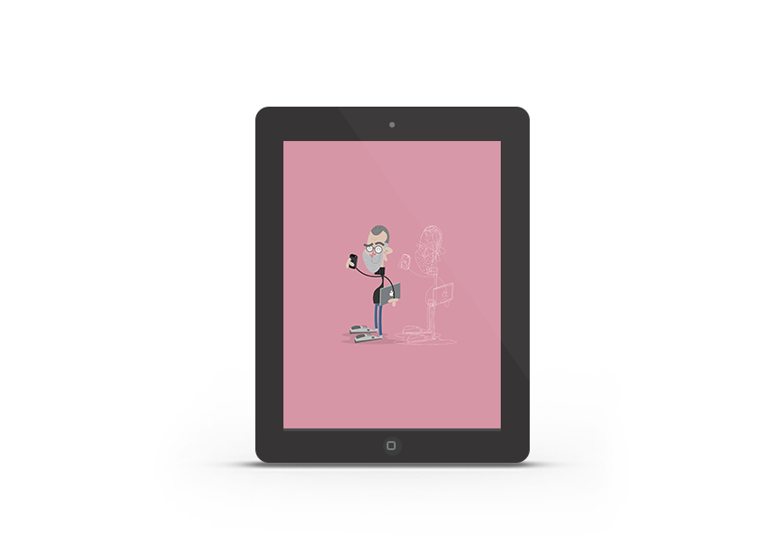 Abduzeedo's iPad wallpaper of the week by Ricardo Gimenes