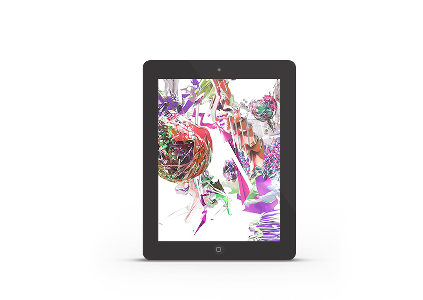 Abduzeedo's iPad wallpaper of the week by Saad Moosajee