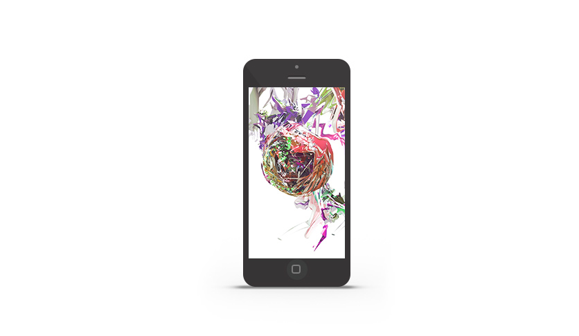 Abduzeedo's iPhone wallpaper of the week by Saad Moosajee