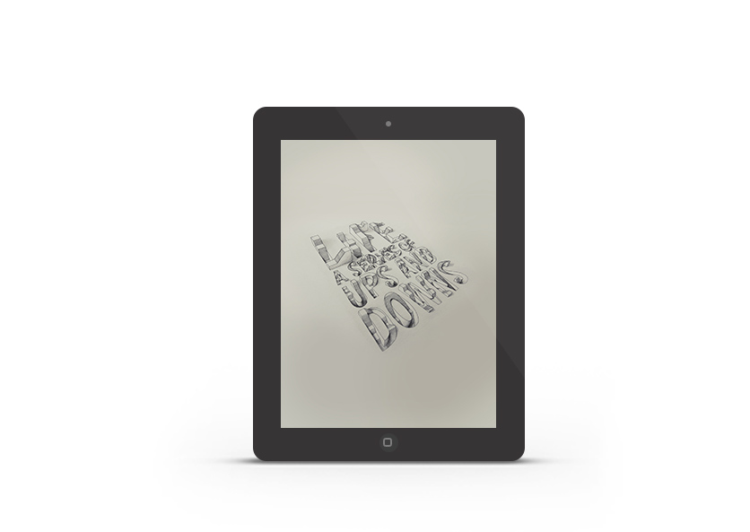 Abduzeedo's iPad wallpaper of the week by Lex Wilson