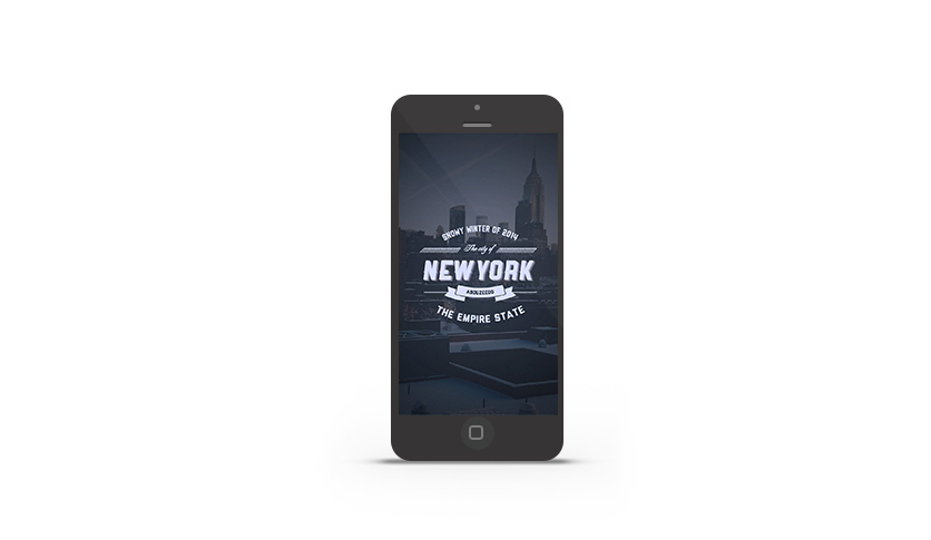 Abduzeedo's iPhone wallpaper of the week - Typographic Logo