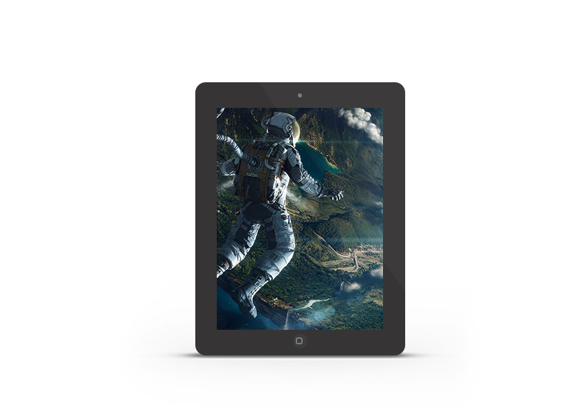 Abduzeedo's iPad wallpaper of the week by Lightfarm Studio