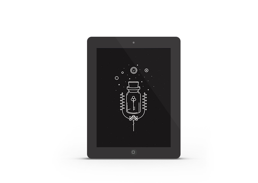 Abduzeedo's iPad wallpaper of the week by  Guilherme Zamarioli