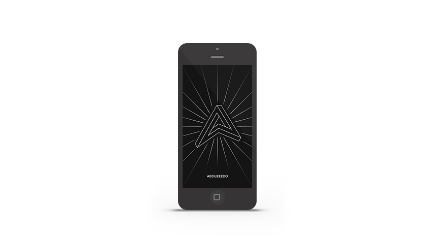 Abduzeedo's iPhone wallpaper of the week - Impossible ABDZ
