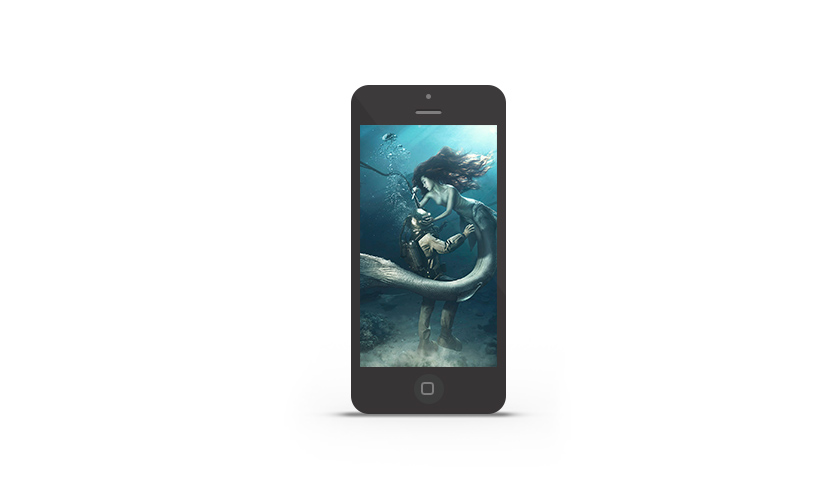 Abduzeedo's iPhone wallpaper of the week by Lightfarm Studios