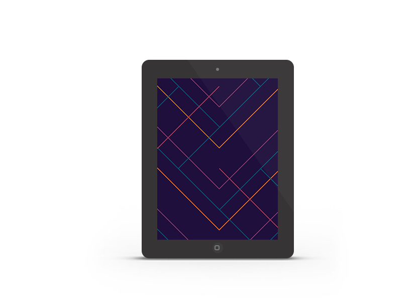 Abduzeedo's iPad wallpaper of the week by Percolate
