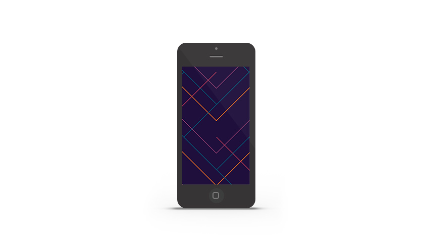 Abduzeedo's iPhone wallpaper of the week by Percolate