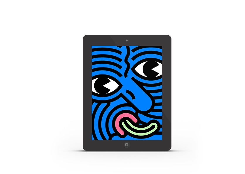 Abduzeedo's iPad wallpaper of the week by Marco Oggian