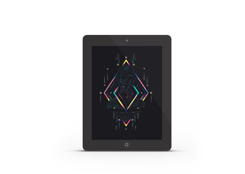 Abduzeedo's iPad wallpaper of the week by Sebastian Andaur