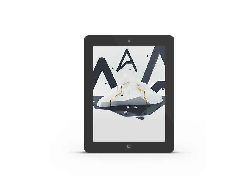 Abduzeedo's iPad wallpaper of the week by Nathan Rose