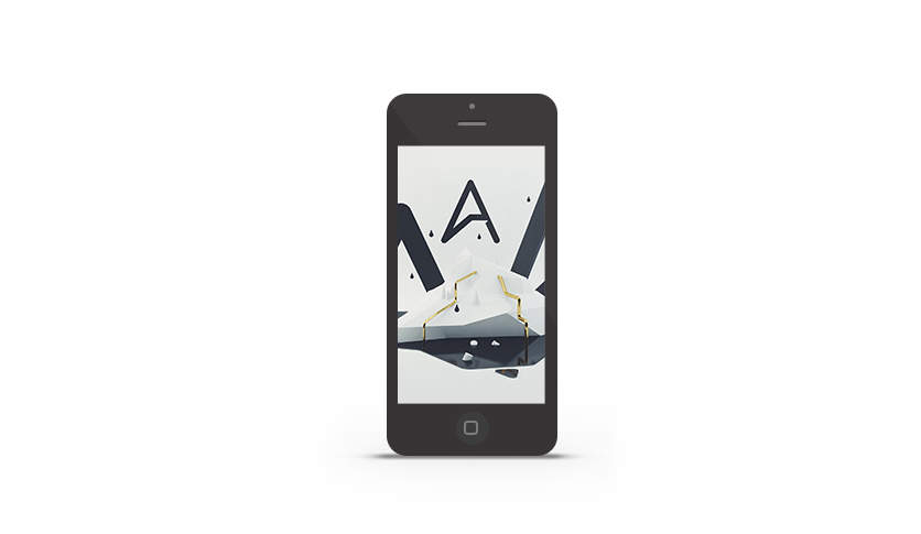 Abduzeedo's iPhone wallpaper of the week by Nathan Rose