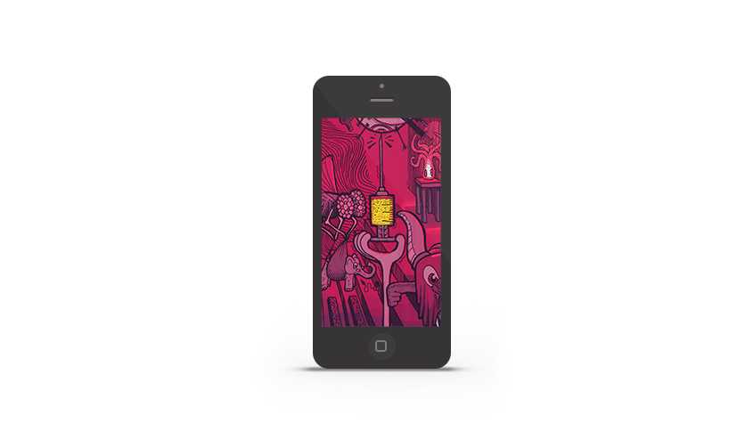 Abduzeedo's iPhone wallpaper of the week by Mostafa Abdelmawla