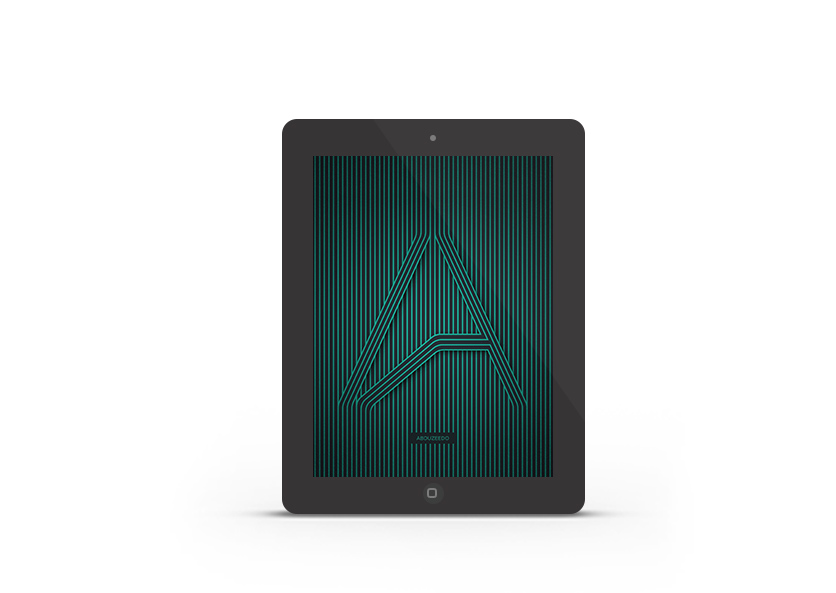 Abduzeedo's iPad wallpaper of the week by ABDZ
