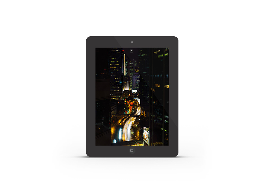 Abduzeedo's iPad wallpaper of the week Hong Kong