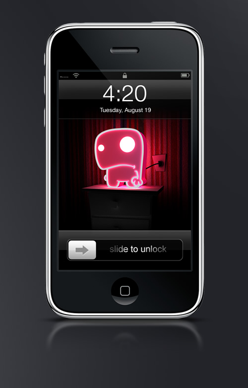 Abduzeedo's iPhone wallpaper of the week by Mathias Townsend