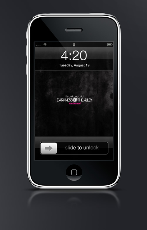Abduzeedo's iPhone wallpaper of the week by Mayheam