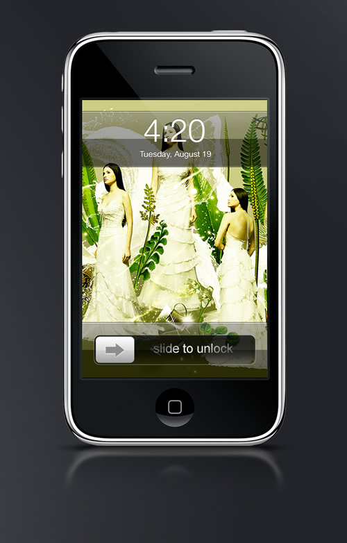 Abduzeedo's iPhone wallpaper of the week by  Ee Venn Soh