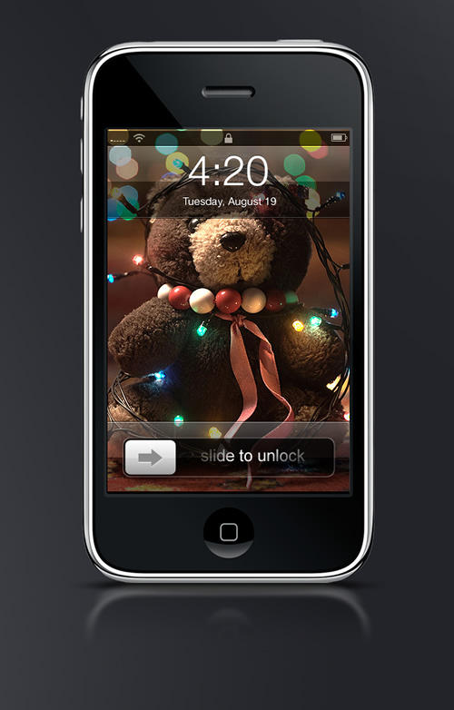 Abduzeedo's iPhone wallpaper of the week by Javelines