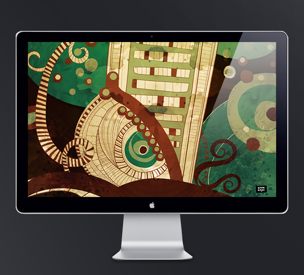 Abduzeedo's wallpaper of the week by nna Anjos