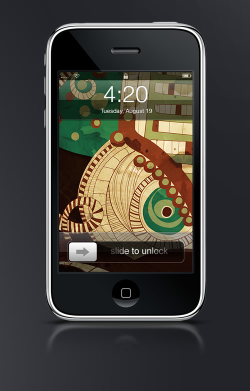 Abduzeedo's iPhone wallpaper of the week by nna Anjos