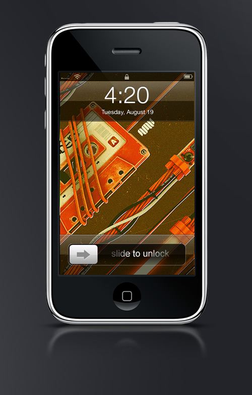 Abduzeedo's iPhone wallpaper of the week by Alex Varanese