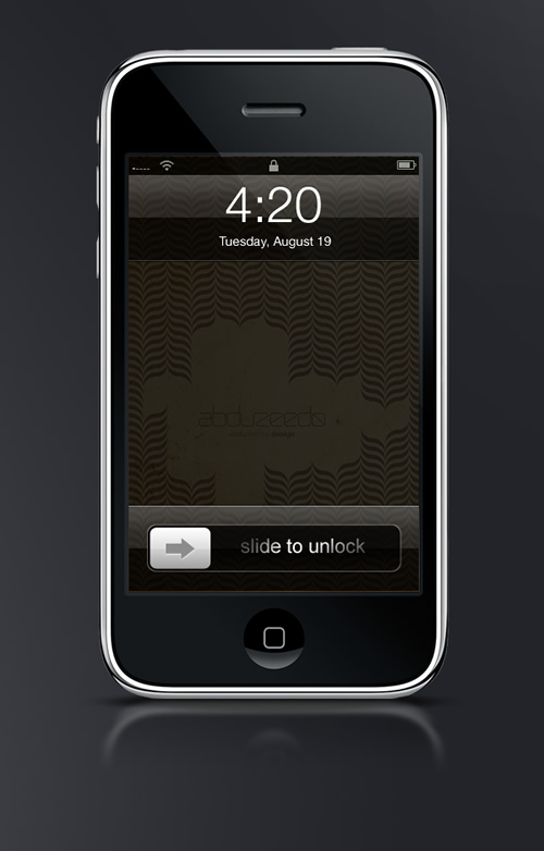 Abduzeedo's iPhone wallpaper of the week by Abduzeedo