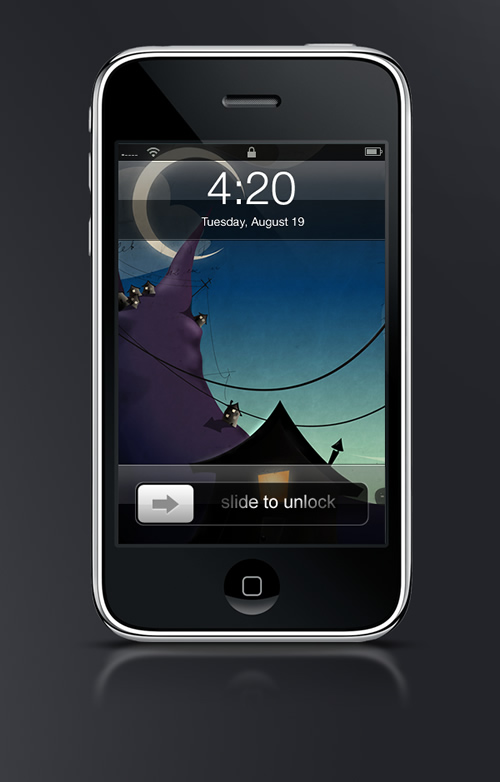Abduzeedo's iPhone wallpaper of the week by Samuel Larsson