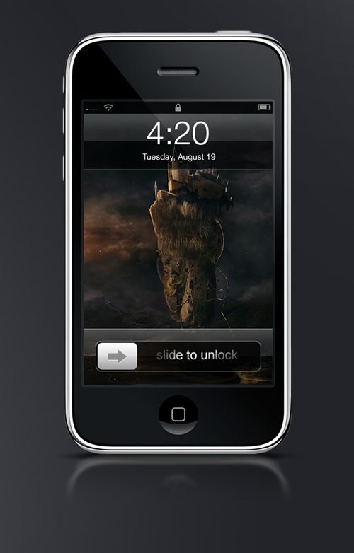 Abduzeedo's iPhone wallpaper of the week by Saad Moosajee