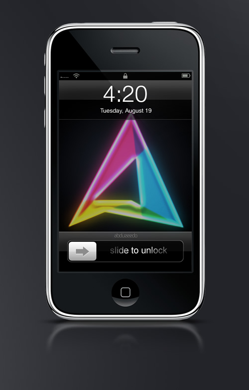 Abduzeedo's iPhone wallpaper of the week by Abduzeedo
