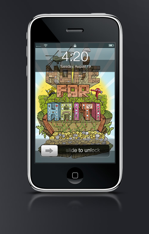 Abduzeedo's iPhone wallpaper of the week by