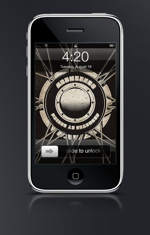 Abduzeedo's iPhone wallpaper of the week by Fabio Sasso