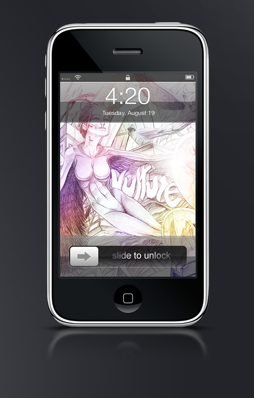 Abduzeedo's iPhone wallpaper of the week by Carmelo Di Lorenzo