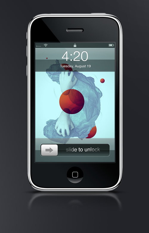 Abduzeedo's iPhone wallpaper of the week by Max Spencer