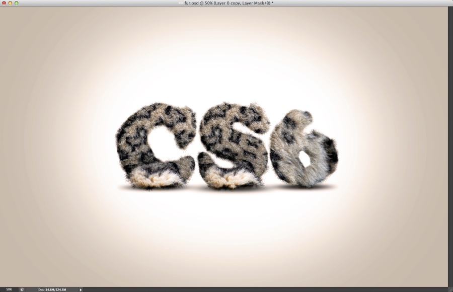 Easy Furry Text in Photoshop