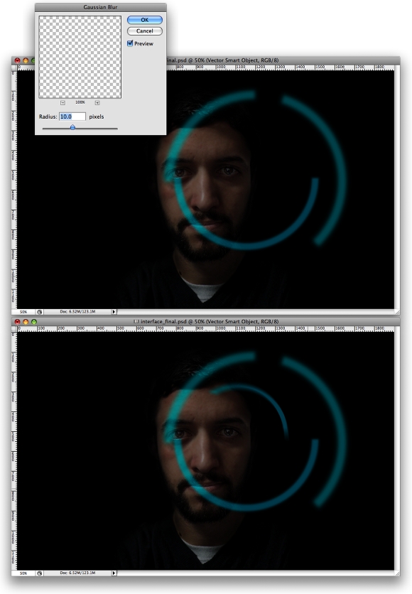 Iron Man Interface in Photoshop