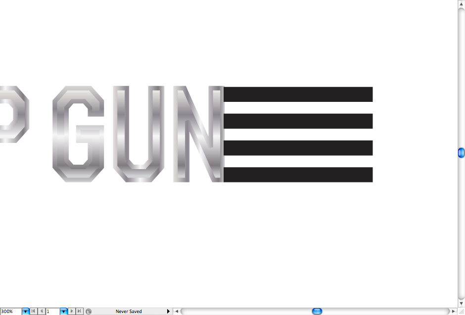 Create a Top Gun Badge on Illustrator